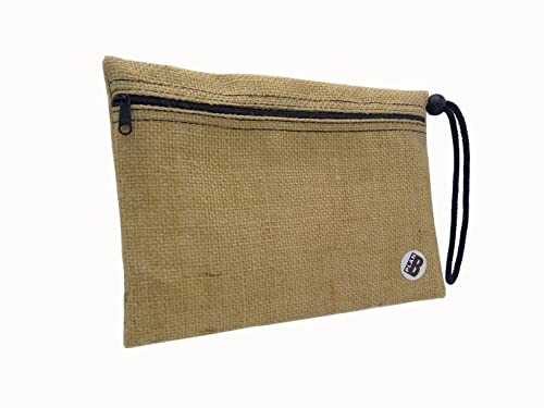 Plan B, Bolso de Mano, Bolsa Clutch Saco, 25 X 18 cm, 1 Compartimento, Beige