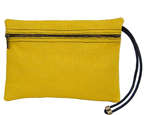 Plan B, Cartera de Mano, Clutch Taxi, 23 X 17 X 2 cm, 2 Compartimentos, Amarillo