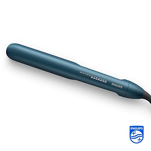 Plancha de pelo serie 7000 de Philips con tecnología ThermoShield en color azul [modelo BHS732/00]