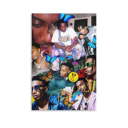 Playboi Carti-9 - Póster de lienzo y arte de pared (50 x 75 cm)