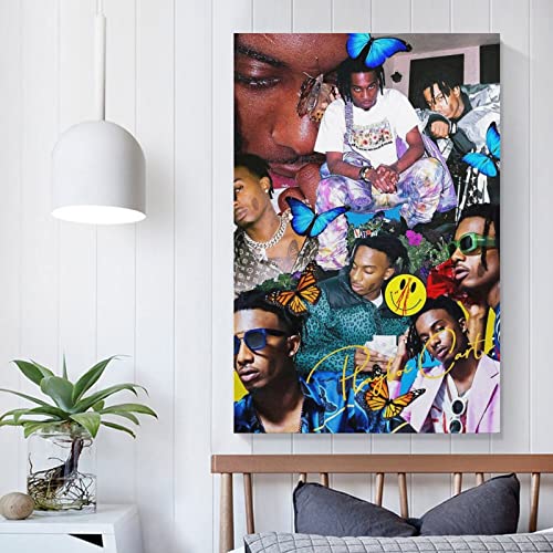 Playboi Carti-9 - Póster de lienzo y arte de pared (50 x 75 cm)