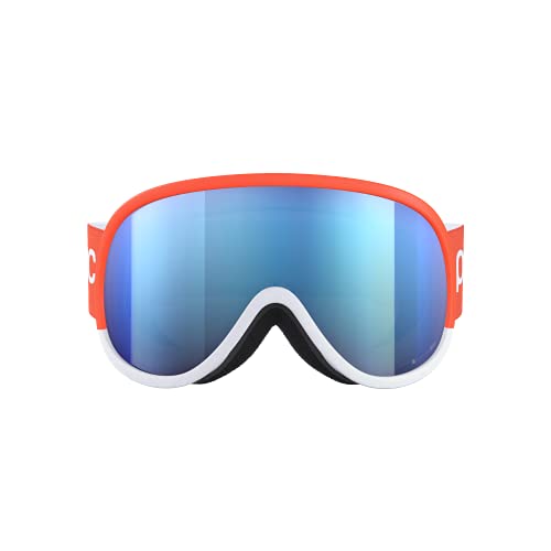 POC Retina Clarity Comp Gafas de Esquí, Unisex Adulto, Naranja (Fluorescent Orange/Spektris Blue), Talla única
