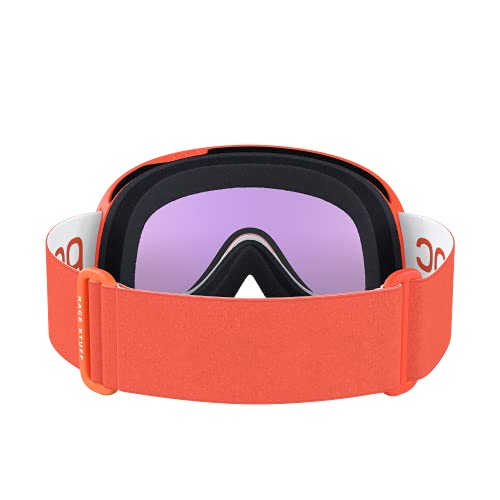 POC Retina Clarity Comp Gafas de Esquí, Unisex Adulto, Naranja (Fluorescent Orange/Spektris Blue), Talla única