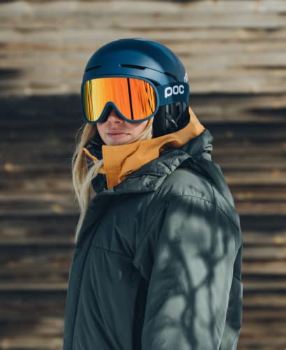 POC Retina Clarity Gafas de esquí, Unisex Adulto, Lead Blue/Spektris Orange, Talla única