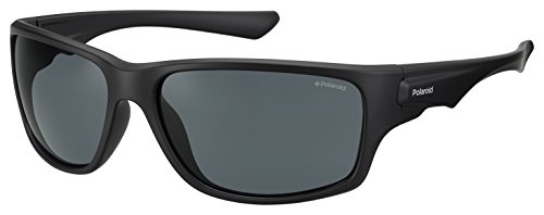 Polaroid PLD 7012/S M9 Gafas de Sol, Negro (Black/Grey Pz), 63 para Hombre