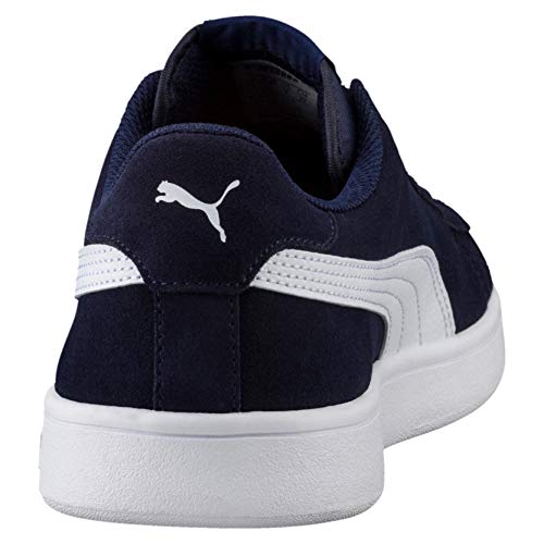 PUMA Smash v2, Zapatillas, para Unisex adulto, Azul (Peacoat-Puma White), 41 EU