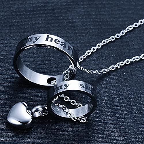 QiuYueShangMao Joyería Europea y Americana para Mujer, Colgante de Botella de Perfume, Collar Que se Puede Abrir, Colgante de corazón de melocotón Simple Regalo conmemorativo Collar de cremación