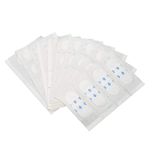 Qkiss 40PCS / Caja Parche de Lifting Facial, Etiqueta Engomada de la Cara Invisible Adhesivos Adhesivos Elásticos Ultra Delgados de Aprieta la Piel Herramienta de Elevación Facial