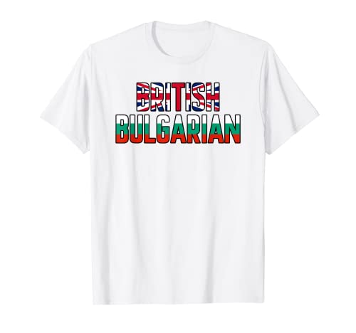 Raíces búlgaras británicas Reino Unido Bulgaria Orgullo DNA Heritage Camiseta