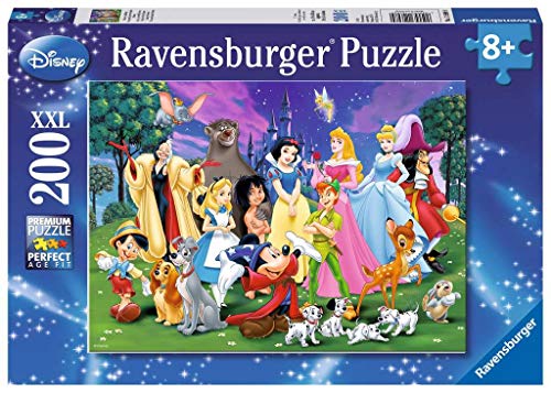 Ravensburger Puzzle, Amigos de Disney, Puzzle 200 Piezas XXL, Puzzles para Niños, Edad Recomendada 8+, Rompecabeza de Calidad