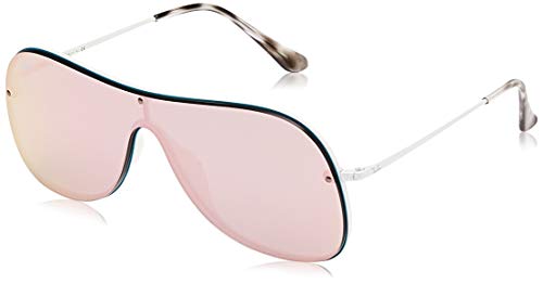 Ray-Ban 0RB4311N Gafas de Sol, White On Top Petrolium, 45 Unisex