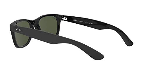 Ray-Ban New Wayfarer Color Mix RB2132-646231-58 Gafas, Negro, 58 Unisex Adulto