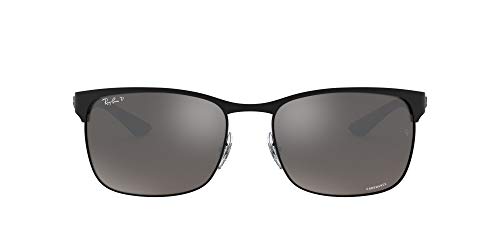 Ray-Ban RB 8319 Chromance Gafas de Sol, Black Top on Matte Black, 49 para Hombre