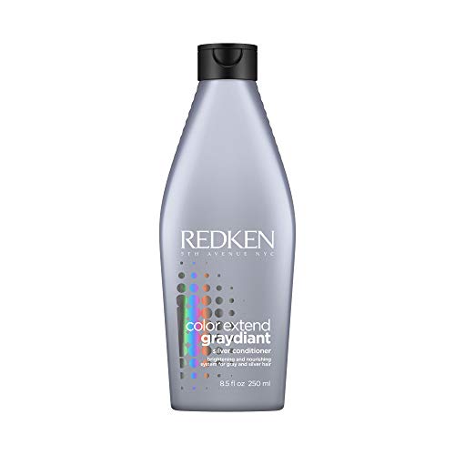 Redken Color Extend Graydiant Conditioner, Acondicionador profesional anti-amarillo para cabello gris, combate los reflejos amarillos no deseados - 250 ml