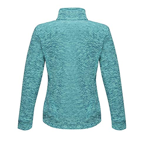 Regatta Womens Thornly Full Zip Quick Drying Marl Fleece Fleece, Mujer, Ceramic Marl, 10