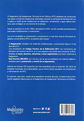 Reglamento de Instalaciones Térmicas en los Edificios 2ªEd