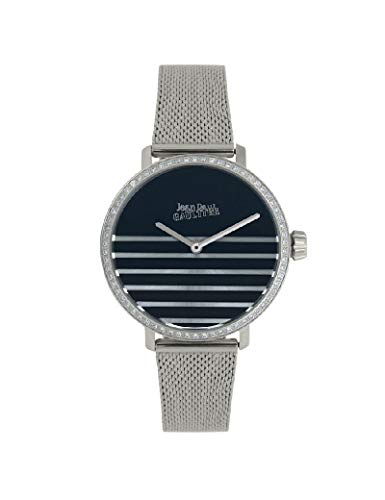 Reloj Jean-Paul Gaultier de acero para mujer, color plateado