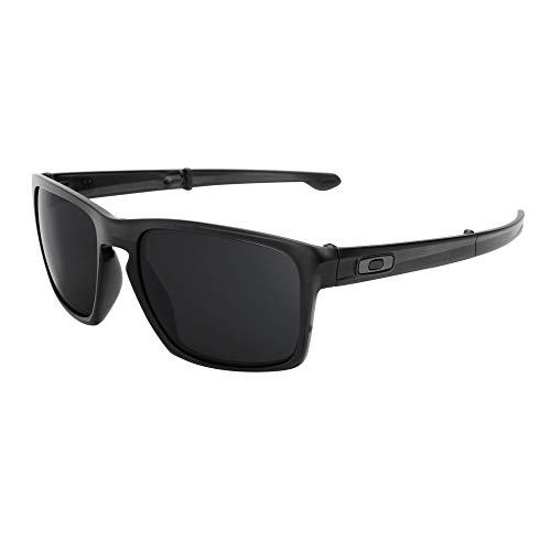 Revant Lentes de Repuesto Compatibles con Gafas de Sol Oakley Sliver F, Polarizados, Negro Cromado MirrorShield