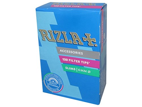 RizlaTrade 1500 Filtros Rizla Slim de 6 mm para Cigarrillos 10 Cajas Box de 150 filtrini