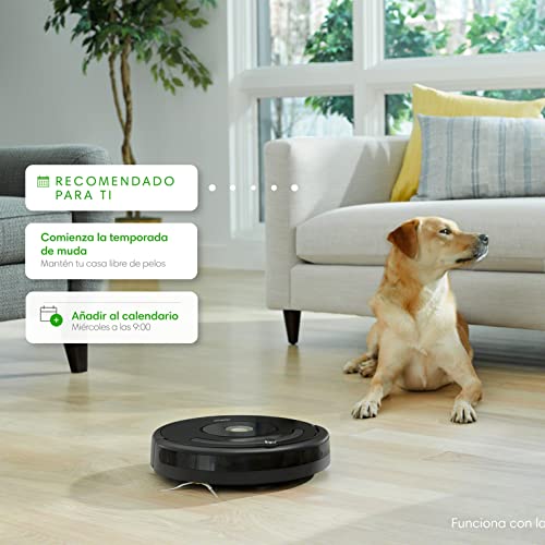 Robot aspirador con conexión Wi-Fi iRobot Roomba 671 - Tecnología Dirt Detect - Sistema de limpieza en tres fases - Sugerencias personalizadas - Compatible con tu asistente de voz