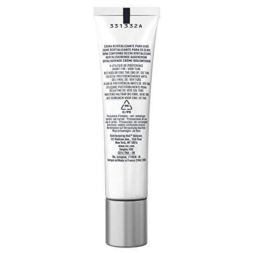 RoC - Retinol Correxion Wrinkle Correct Crema Contorno de Ojos - Antiarrugas y Antiedad - Con Retinol y Ácido Hialurónico - Sin Fragancia - 15 ml