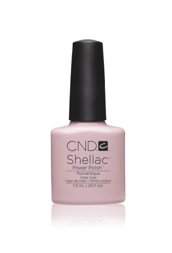 Romantique and Cream Puff Original CND Shellac - Juego de manicura francesa (4 unidades)