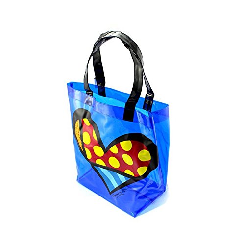 Romero Britto - Bolsa de playa / Shopping Bag - Flying Heart - Pop Art de Miami #334264