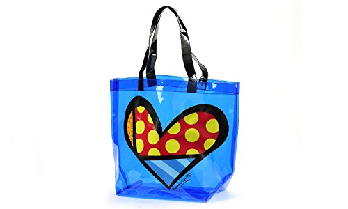Romero Britto - Bolsa de playa / Shopping Bag - Flying Heart - Pop Art de Miami #334264