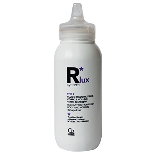 R*System - Kit Profesional de Tratamiento de Reconstrucción de Cuerpo y Volumen para el Cabello Fino, Débil y Dañado - Contiene Champú de Volumen, Fluido Reparador y Mascarilla Capilar de Queratina