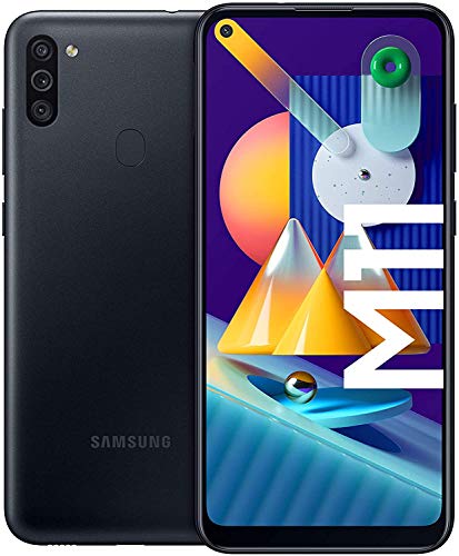 SAMSUNG Galaxy M11 | Smartphone Dual SIM, Pantalla de 6,4"", Cámara 13 MP, 3 GB RAM, 32 GB ROM Ampliables, Batería 5.000 mAh, Android, Color Negro