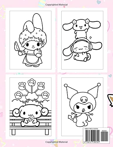 Sanrio Coloring Book: Lots Of Beautiful Illustrations For You To Freely Color And Create Your Artworks.