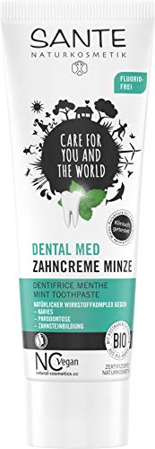 Sante Naturkosmetik Dentifrico Menta Sin Fluor 75 ml 500 g