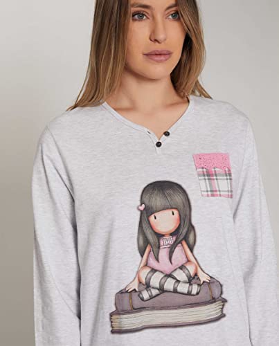 SANTORO GORJUSS Pijama Manga Larga The Words para Mujer