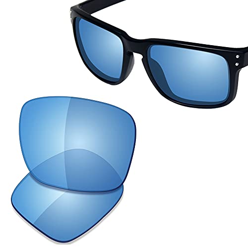 Saucer Lentes de repuesto premium para gafas de sol Oakley Holbrook OO9102, High Defense - Hd Ocean Polarized, Talla única