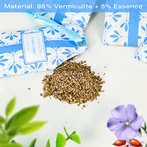 SCENTORINI Set de 14 Bolsita Perfumados de Lavanda sobre Aromántoco Deshumidificador y Ambientador para Cajones y Armarios, Ropa de Bebé, Zapatero, Maleta Regalos para Cumpleaños San Valentin