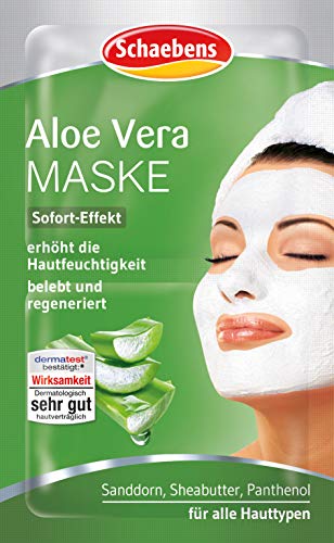 Schaebens Mascarilla de aloe vera, paquete de 10 unidades (10 x 10 ml)