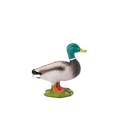 Schleich- Figura de Pato Macho, Ánade Real, Colección Farm World, 4.4 cm (13824)