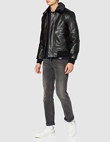 Schott NYC LC5331X Chaqueta, Ant.Black, L para Hombre