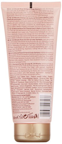 Schwarzkopf Bc Oil Miracle Rose Oil Hair & Scalp - Champú, 200 ml