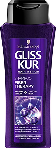 SchwarzKOPF GLISS KUR Champú Fiber Therapy, (250 ml)