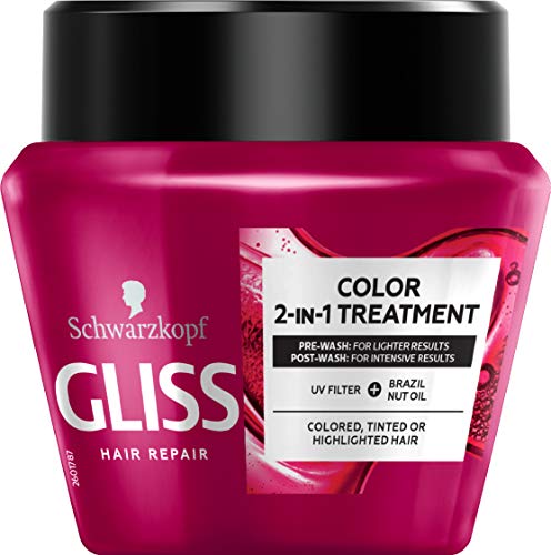 Schwarzkopf Gliss Kur Ultimate Color antidecoloración máscara para el cabello, 300 ml