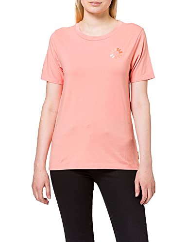 Scotch & Soda Regular Fit Crew Neck tee In Organic Cotton Camiseta, Flamingo Pink 3531, S para Mujer