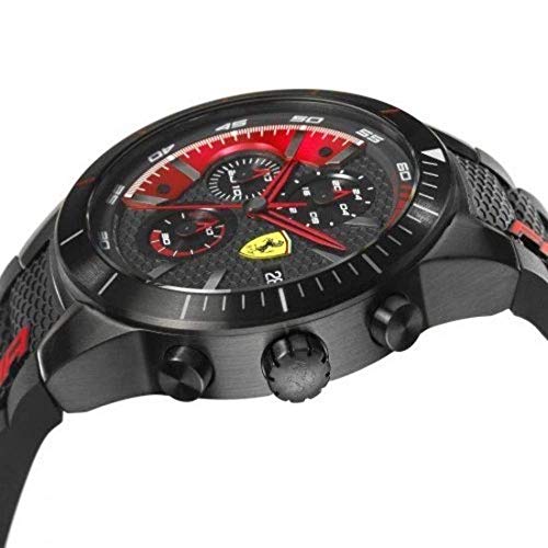 Scuderia Ferrari Reloj Cronógrafo para Hombre de Cuarzo con Correa en Silicona 0830260