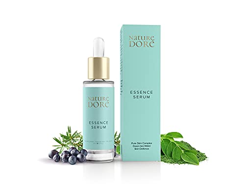 Serum Facial Hidratante Vegano y organico Regulador Sebo Bio para Pieles Mixtas Grasas Hombre Mujer Organico Antiarrugas Agua de Te Verde Complejo Pure skin (Moringa) Ultra HIdratante Certificado