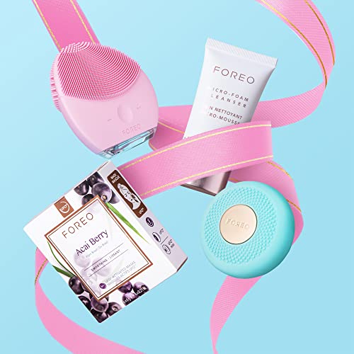 Set regalo FOREO Skincare Secrets: LUNA mini 2 + UFO mini 2 + Micro-Foam Cleanser de 20 ml + 6 mascarillas UFO Acai Berry