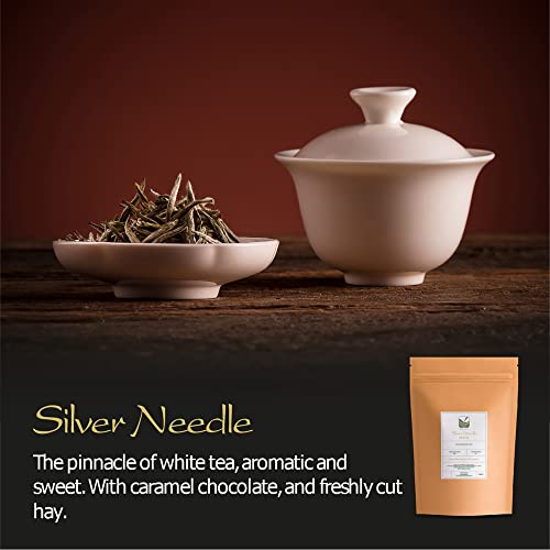 Silver Needle Té Blanca China - Té Aguja De Plata Chino - Bai Hao Yin Zhen - Baihao Yinzhen 40g