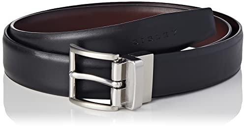 Sisley Belt 6GYWMB0E1 Cinturón, 901, M (Pack de 2) para Hombre