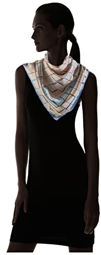 Sisley Square Scarf 6EU9W51TF Bufanda, Multicolor 941, Talla única (Pack de 2) para Mujer