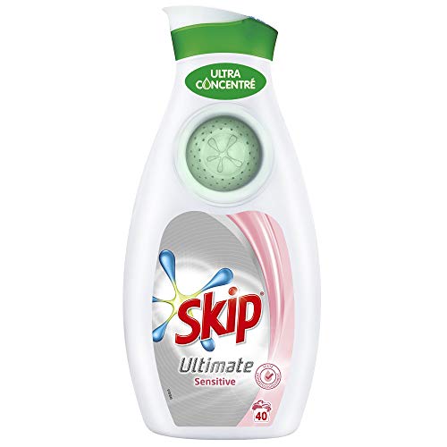 Skip lavandería líquido concentrado Ultimate Sensitive piel sensible 1,4L 40 lavados – lote de 2