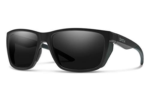 SMITH LONGFIN Gafas, Negro Mate/Negro Polarizado Chromapop, 57 para Hombre